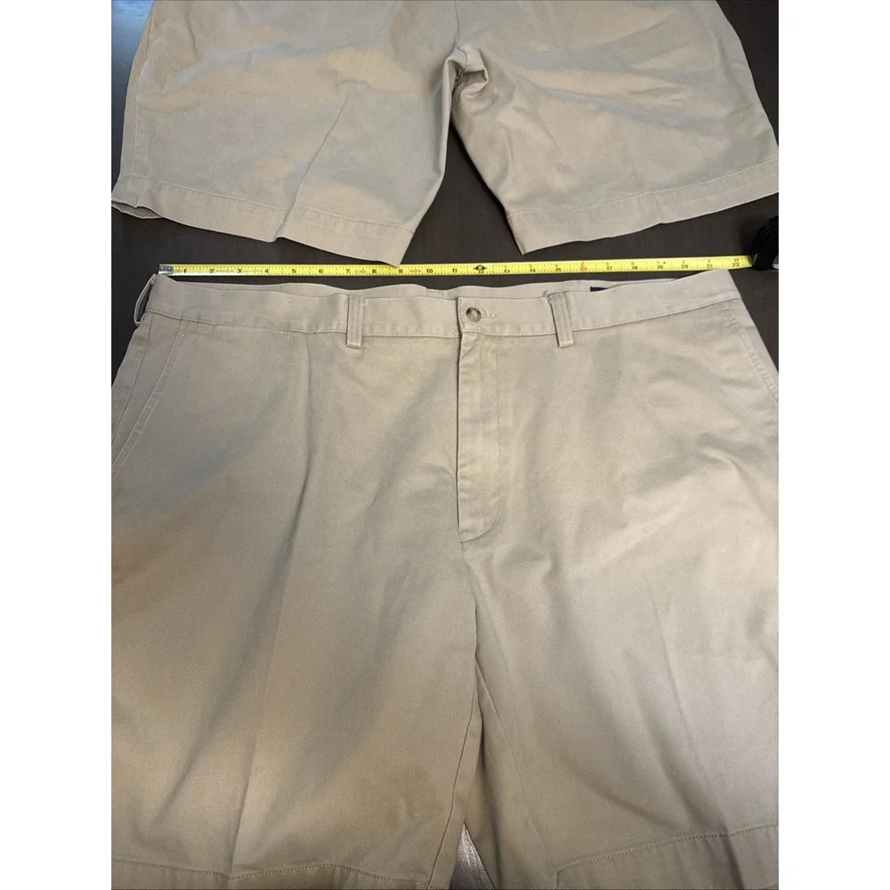 Polo‎ Ralph Lauren Shorts Men's Sz 42 Classic Fit 9'' Chinos Khaki 2 Pair